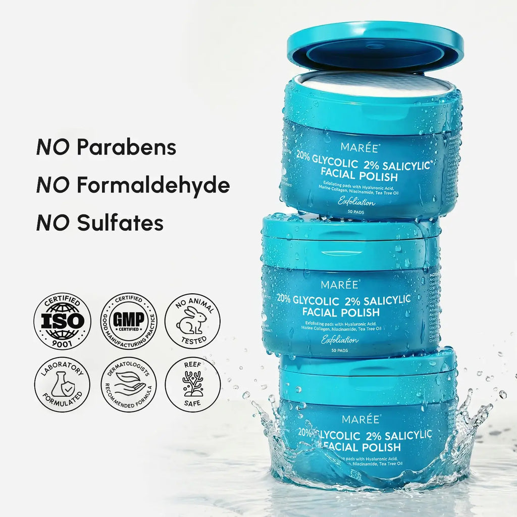 Glycolic & Salicylic Acid Toner Pads
