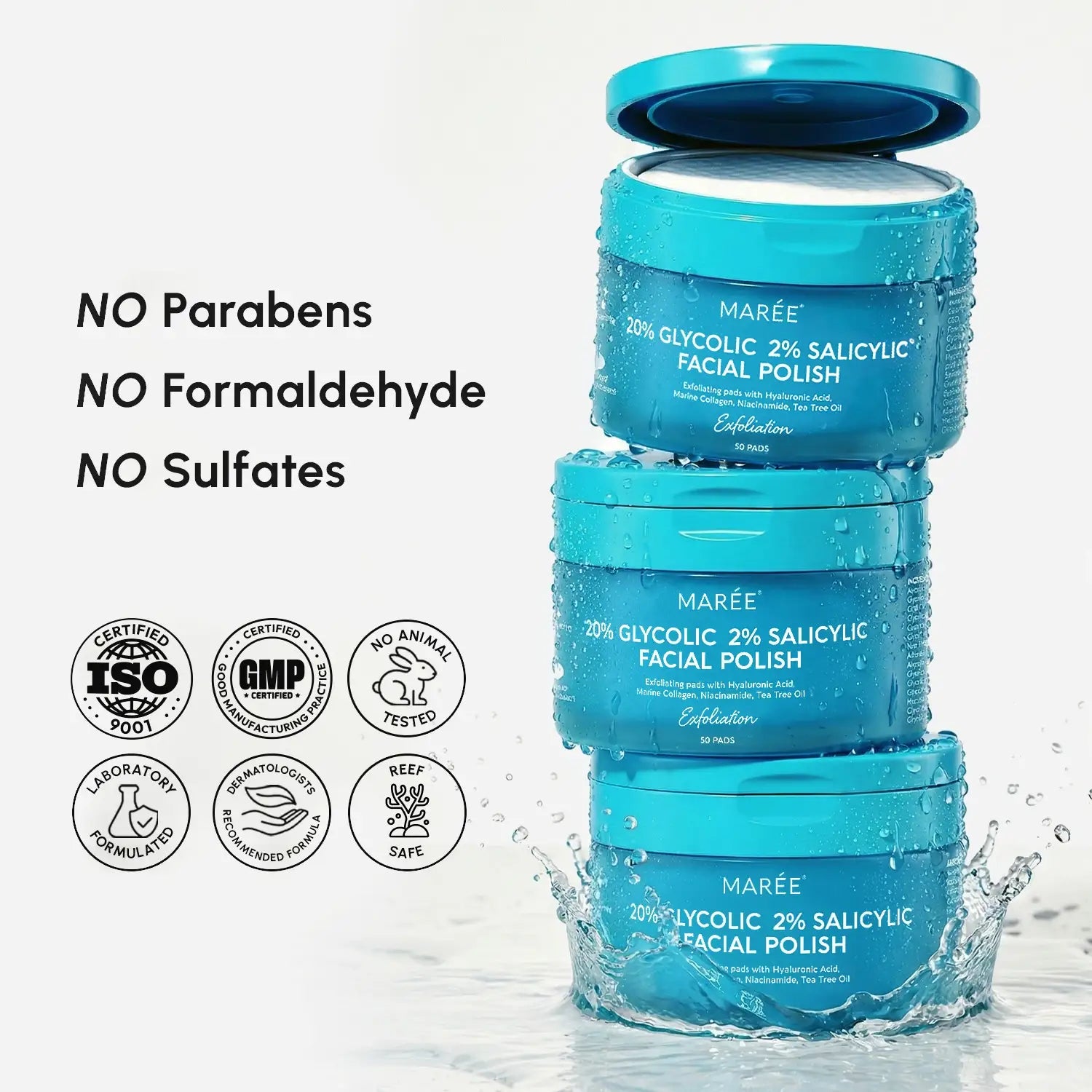 Glycolic & Salicylic Acid Toner Pads