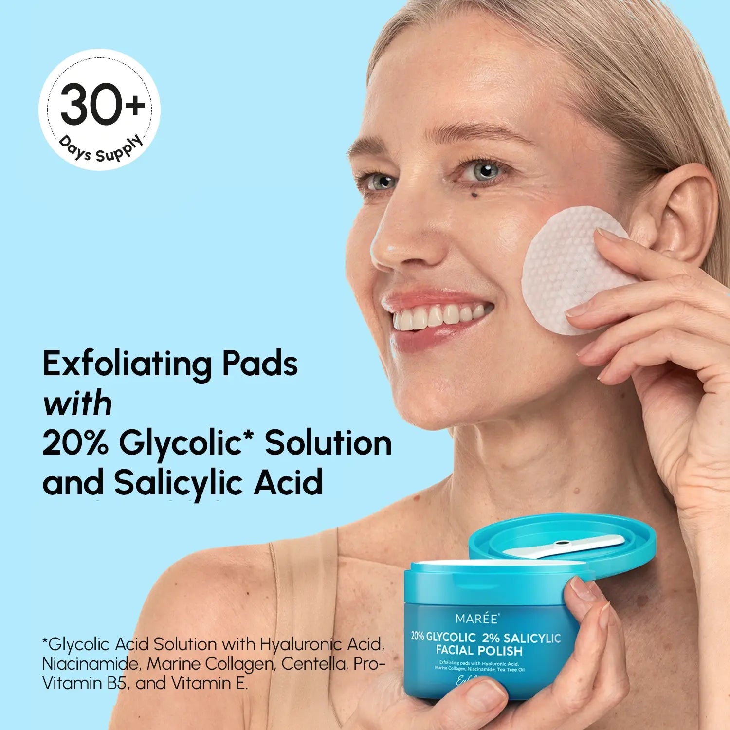 Glycolic & Salicylic Acid Toner Pads