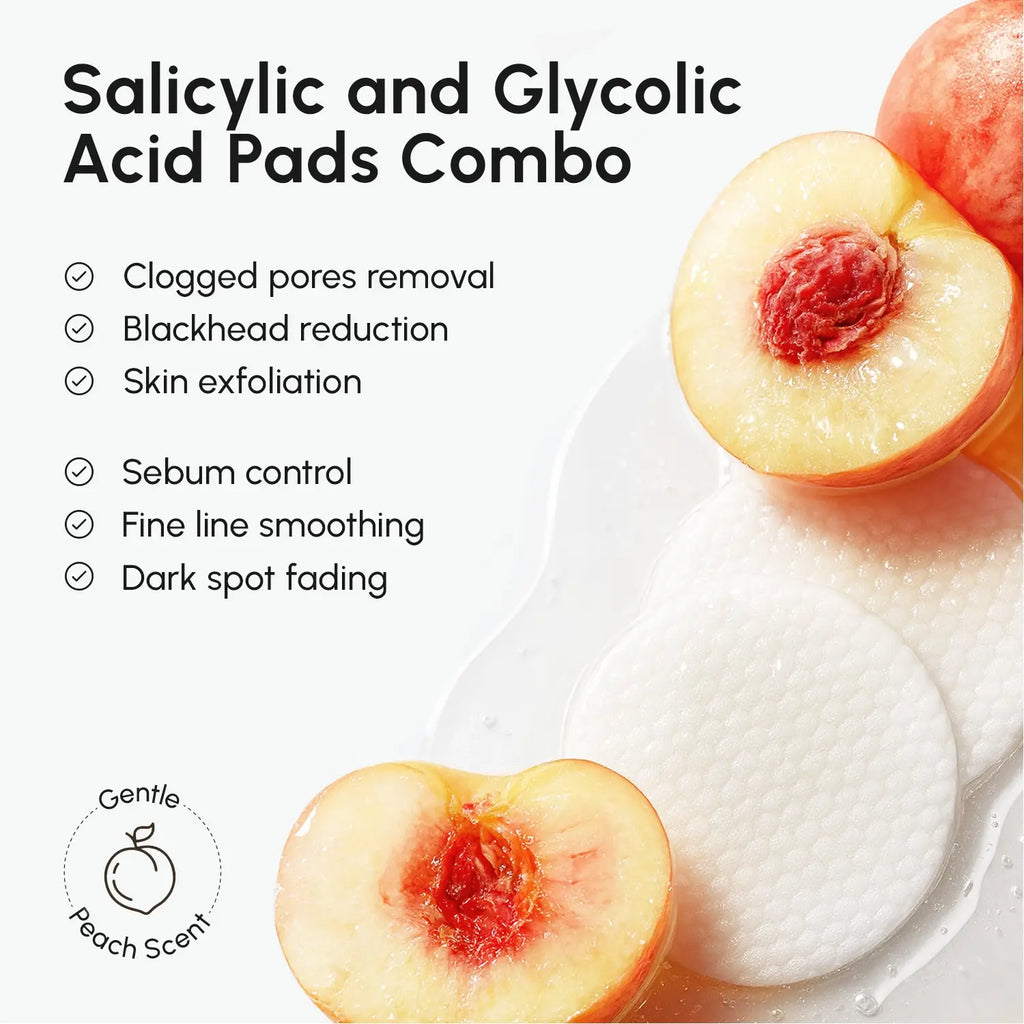Glycolic & Salicylic Acid Toner Pads