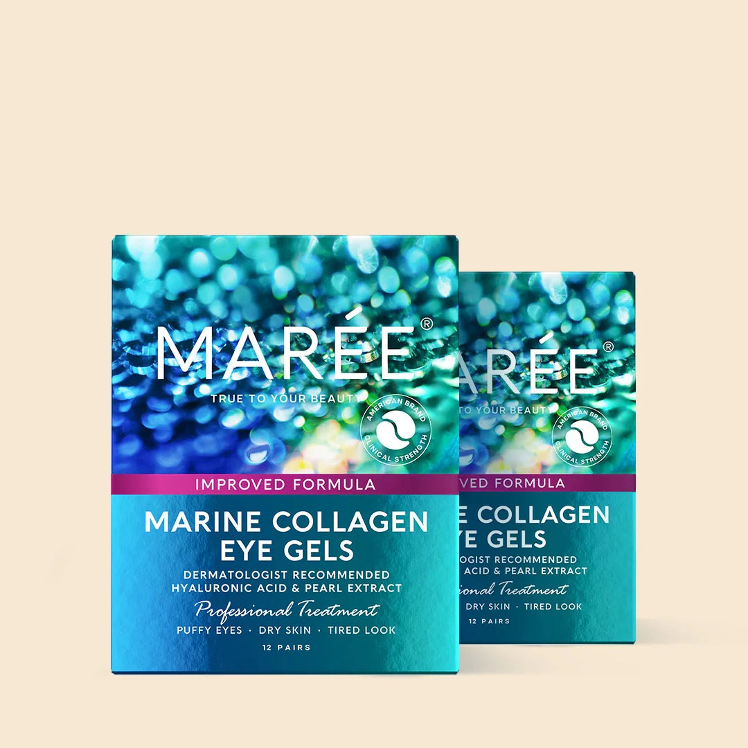 Collagen and Hyaluronic Eye Patches for Puffy or Dark Undereyes