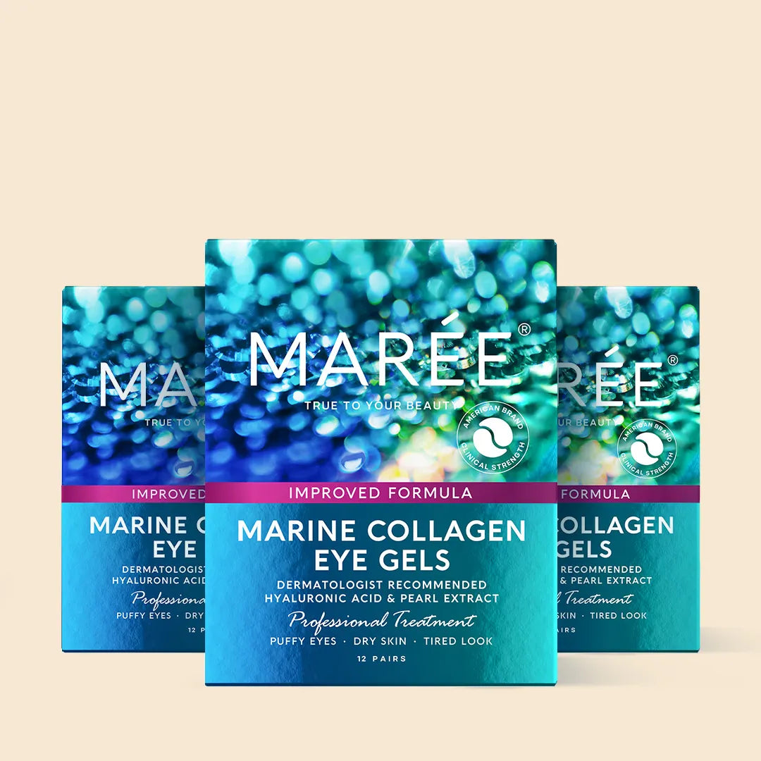 Collagen and Hyaluronic Eye Patches for Puffy or Dark Undereyes